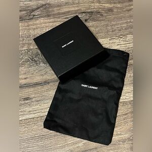 Saint Laurent bracelet box and dust cover
